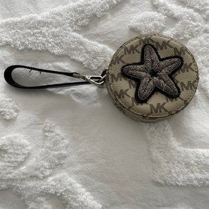 Michael Kors Embroidered Star Coin Purse Wristlet